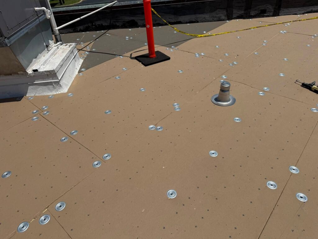 Commercial Flat Roof — Tree & Water Tower — photo 10
