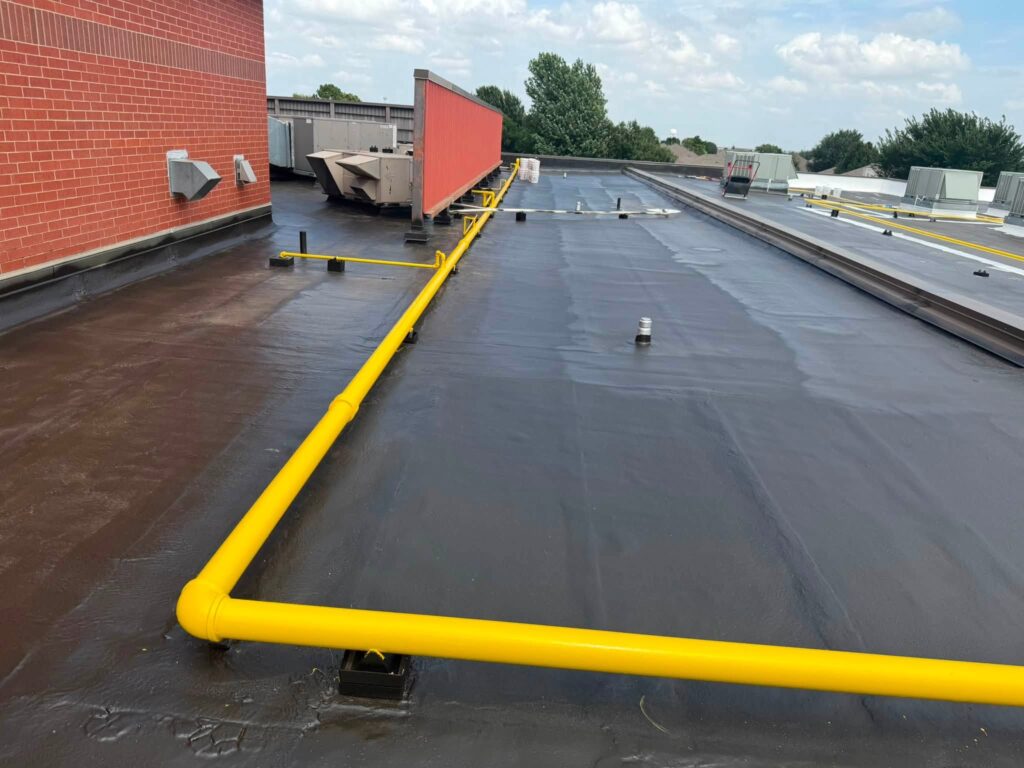 Commercial Roof with Piping — photo 4