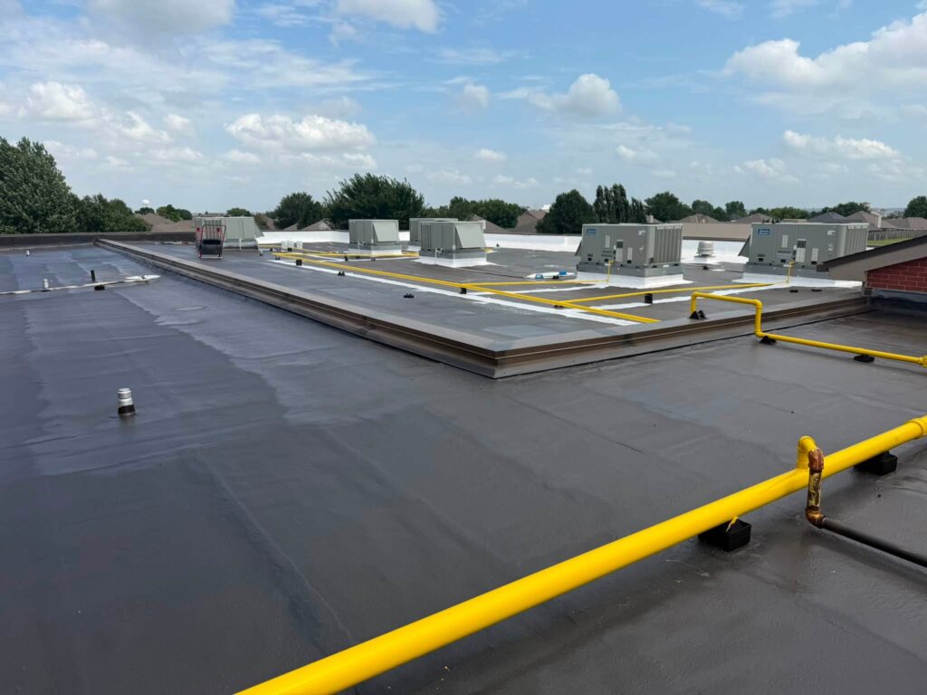 Commercial Roof with Piping — photo 5