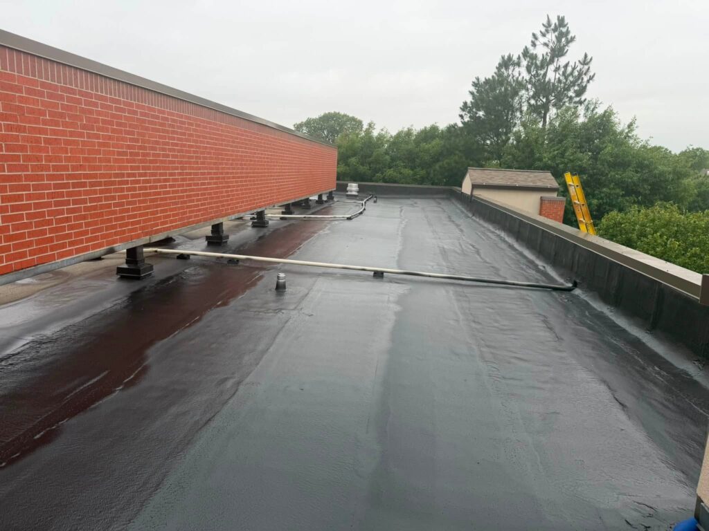 Commercial Roof with Piping — photo 6